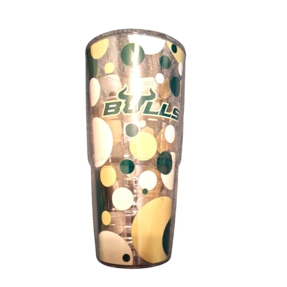 TERVIS BULLS USF GLASS -UNIVERSITY OF SOUTH FLORIDA BULLS 24OZ CUP NO LID - Picture 1 of 6